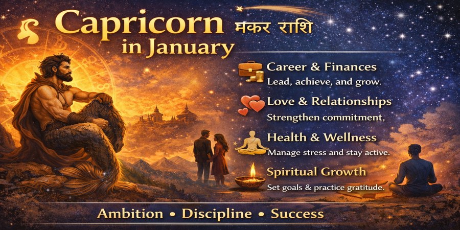 Capricorn in January: Horoscope, Career, Love, and Personal Growth