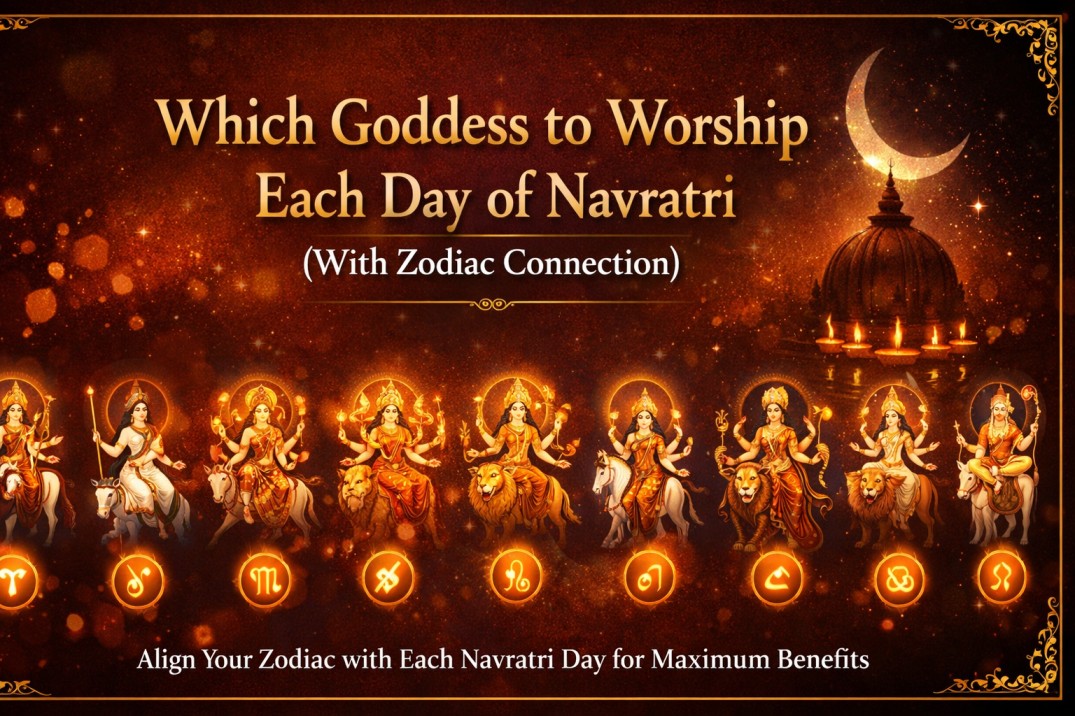 Which Goddess to Worship Each Day of Navratri (With Zodiac Connection)