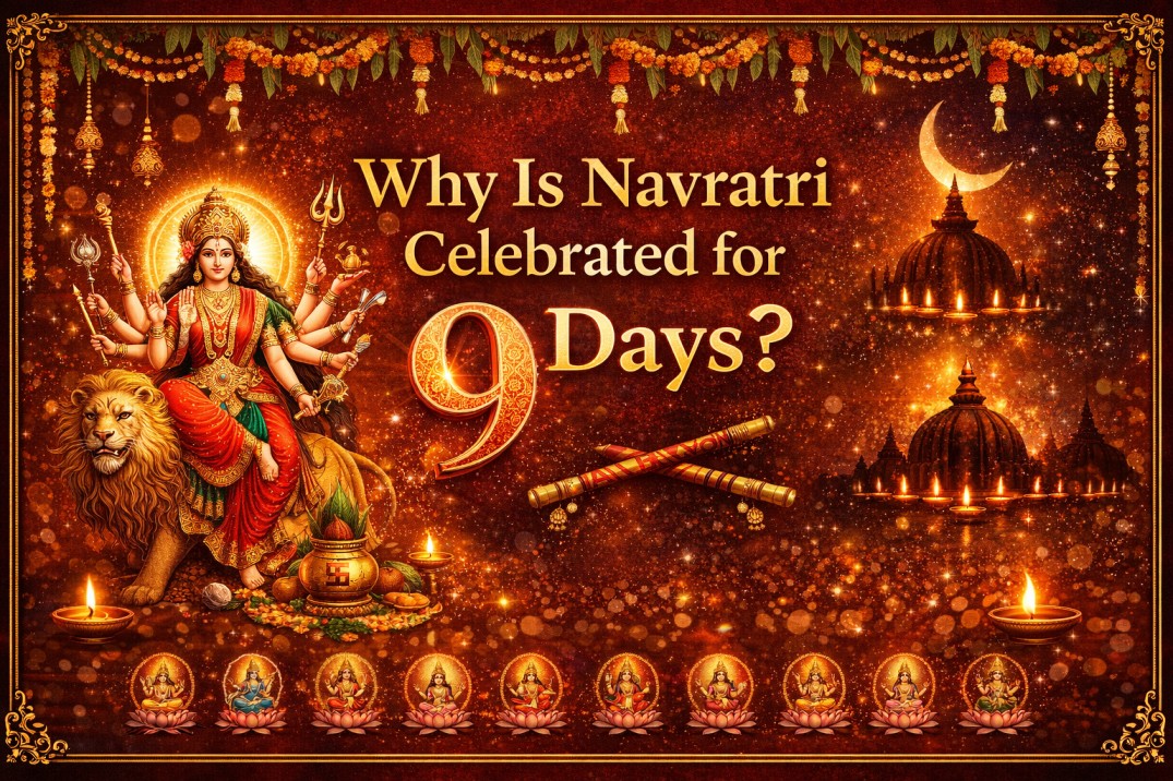 Why is Navratri celebrated for 9 days